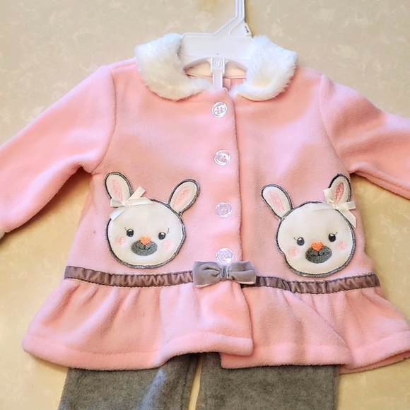 NWT Pink Bunny matching set - Picture 2 of 6